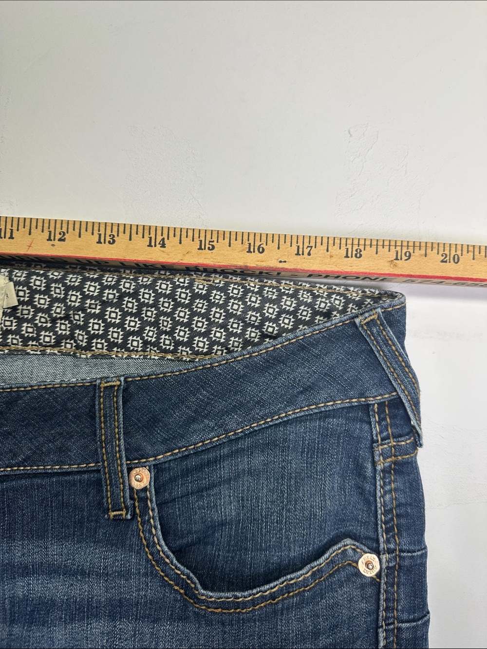 Ariat Real Rosa Jeans Perfect Rise Bootcut Stretch, 34R, Ranch Ride Rodeo - Picture 11 of 16
